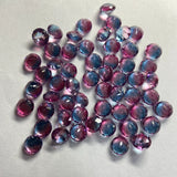 20pcs 9mm Round Brilliant Cut Fancy Crystal Loose Gemstone for Earring