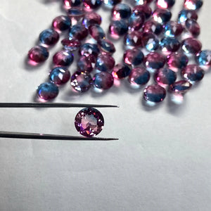 20pcs 9mm Round Brilliant Cut Fancy Crystal Loose Gemstone for Earring