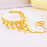 Ethiopian African Kids Coins Bangles for Women
