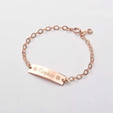 Personalized Baby Bracelet with Lovely Symbol Stainless Steel Toddler Bracelets