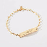 Personalized Baby Bracelet with Lovely Symbol Stainless Steel Toddler Bracelets