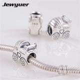 Baby Carriage 925 Sterling Silver European Bracelet Charm DIY Making