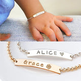 Baby Name Birth ID Bracelet Personalized Sweet Birthday Ornament