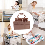Baby Diaper Storage Bin & Car Organizer - Oatmeal