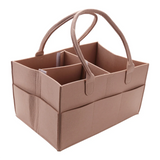 Baby Diaper Storage Bin & Car Organizer - Oatmeal