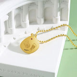 Baby Feet Necklace For Mom- Birthstone Personalised