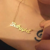 Baby Girl Necklace Children's Necklace Girlfriend Necklace Personalized Necklace