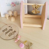 Wood Princess Hair Clips Holder DIY Jewelry Organizer