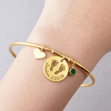 Baby Loss Bracelet, Still Born Birthstone Bracelet, Angel Baby Memorial Gift