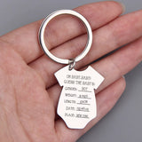 Personalized Baby Romper Keychain Engraved Gift for Mom Dad