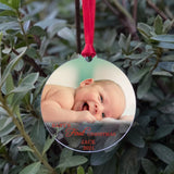 Personalized Baby's First Christmas Ornament - Acrylic Pendant