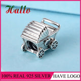 925 Silver Baby's Pram Charm for Bracelet Making