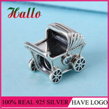 925 Silver Baby's Pram Charm for Bracelet Making