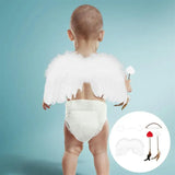 Newborn Cupid Angel Wing Costume for Valentine's Day