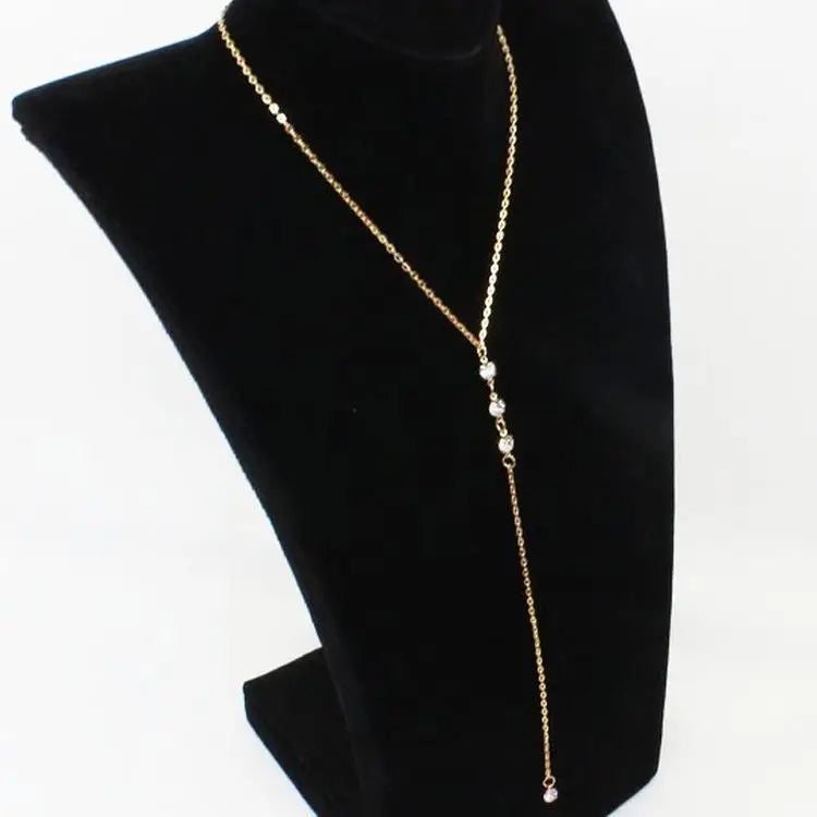 Rhinestone Back Chain Cross Border Body Chain
