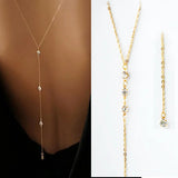 Rhinestone Back Chain Cross Border Body Chain