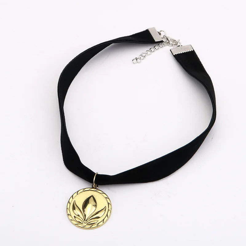 Frozen Princess Elsa Anna Choker Necklace for Kids