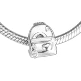 925 Silver Adventure Bag Bead for Bracelet DIY Jewelry
