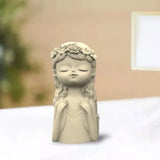 Concrete Silicone Pot Mold DIY Flowerpot Clay Cement Plaster Mould
