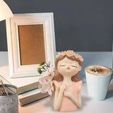 Backpack Girl Silicone Pot Mold for Succulents and Flowers
