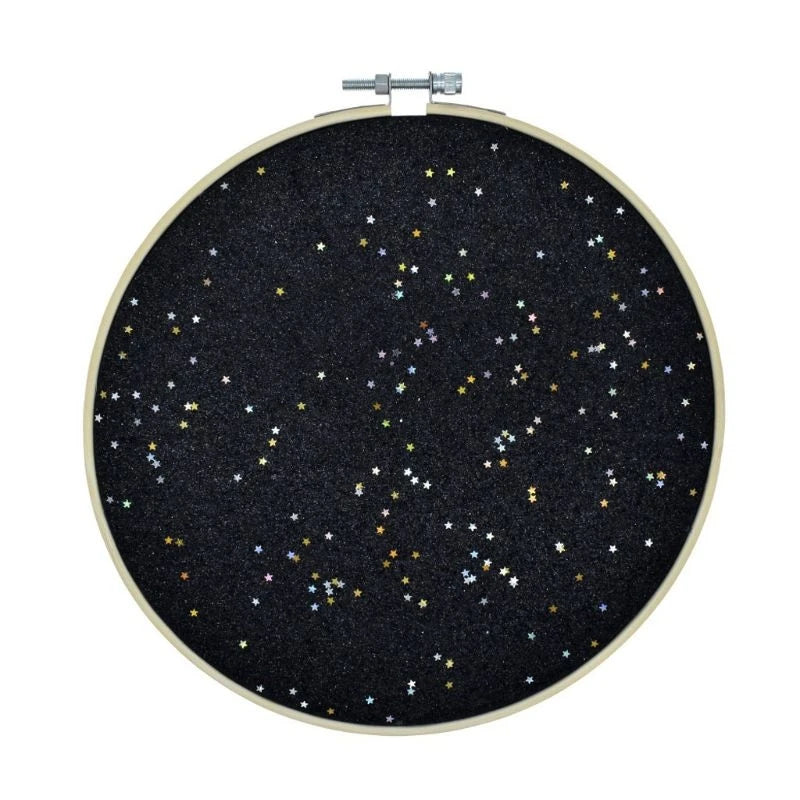 Glitter Board Pin Holder Pin Collection Display Embroidery Hoop
