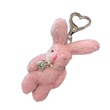 Plush Animal Pendant Keychain Backpack Charm Stuff Toy