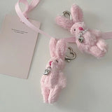 Plush Animal Pendant Keychain Backpack Charm Stuff Toy