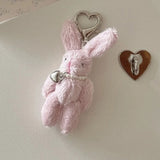 Plush Animal Pendant Keychain Backpack Charm Stuff Toy
