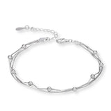 925 Sterling Silver Bracelet for Women Bohemia Fine Jewelry