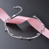 925 Sterling Silver Bracelet for Women Bohemia Fine Jewelry