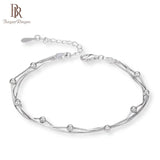 925 Sterling Silver Bracelet for Women Bohemia Fine Jewelry