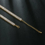 Baguette CZ Sparkling Tennis Anklets for Women