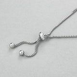 Sparkly CZ Snowflake Bracelet Adjustable Hand Chain Jewelry