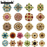 Baiduqiandu Crystal Flower Brooches for Wedding