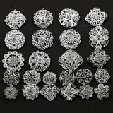 Baiduqiandu Crystal Flower Brooches for Wedding
