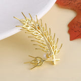 Baiduqiandu CZ Wheat Brooches Beauty Flower Pins