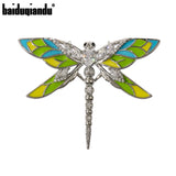 Zircon Dragonfly Brooch Insect Office Party Hijab Jewelry