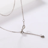 Baifuming s925 Sterling Silver O-Ring Necklace Choker