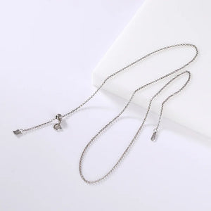 Baifuming s925 Sterling Silver O-Ring Necklace Choker