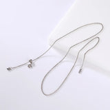 Baifuming s925 Sterling Silver O-Ring Necklace Choker