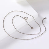 Baifuming s925 Sterling Silver O-Ring Necklace Choker