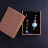 7 Chakra Necklace Pendants Natural Stone Yoga Crystal Amethysts Charm