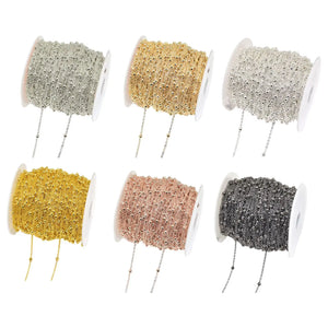 10M Ball Chain Necklace DIY Craft Rustproof Copper Pendant Tags
