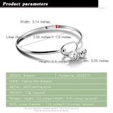925 Sterling Silver Ball Charm Bracelet for Women
