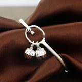 925 Sterling Silver Ball Charm Bracelet for Women