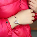 925 Sterling Silver Ball Charm Bracelet for Women