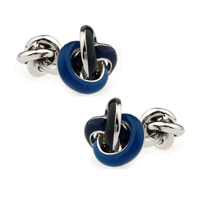Ball Double Side Knot Cufflinks Copper Material Cuff Links