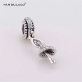 925 Silver Ballet Girl Dangle Charm Bead for Bracelets