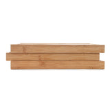 Bamboo Beige Ring Display Stand Tray Organizer Storage for Drawer