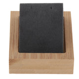 Bamboo Compartment Box Earrings Display Tray